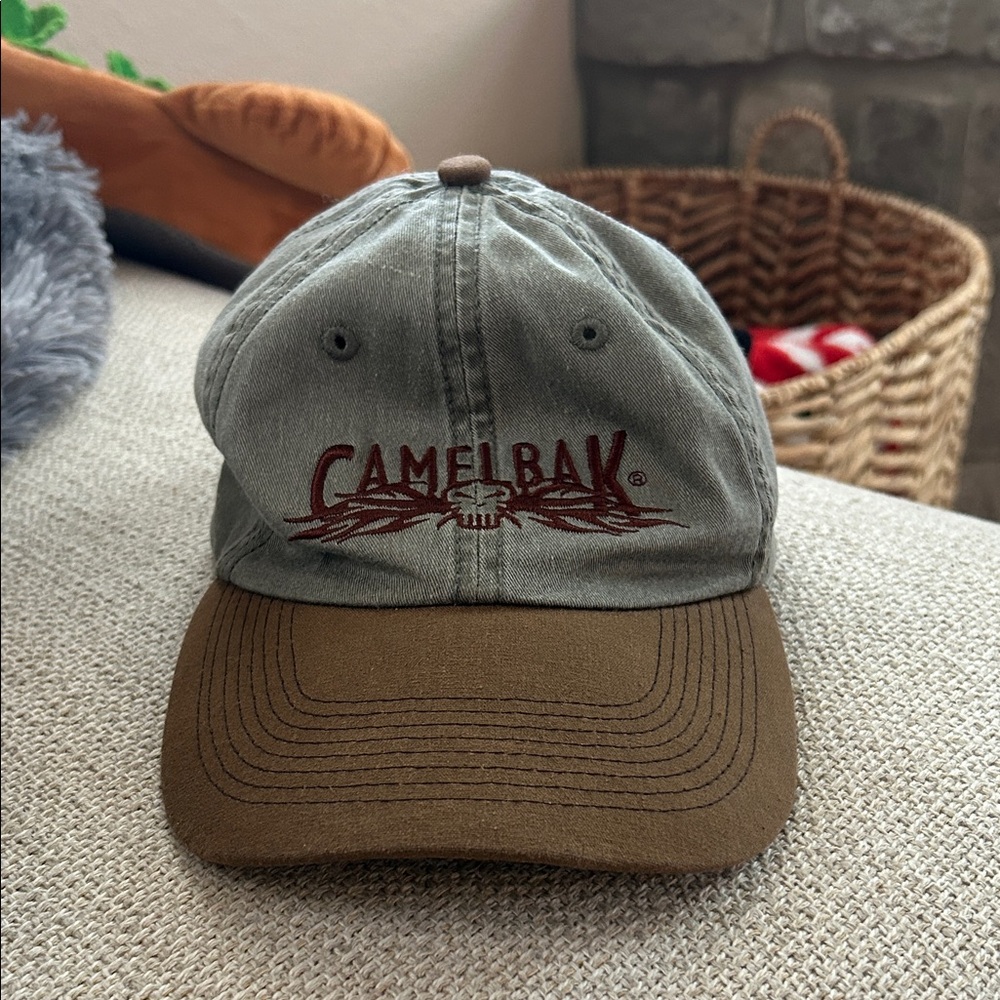 CamelBak Olive and Brown Logo Cap